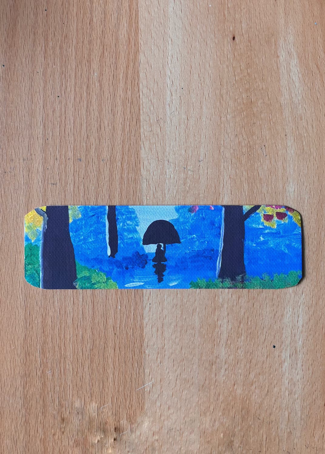 Walking in the Rain bookmark
