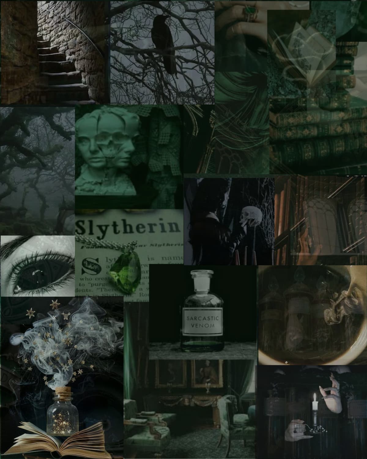 Mood board of colors and inspiration for Paint by Rhi