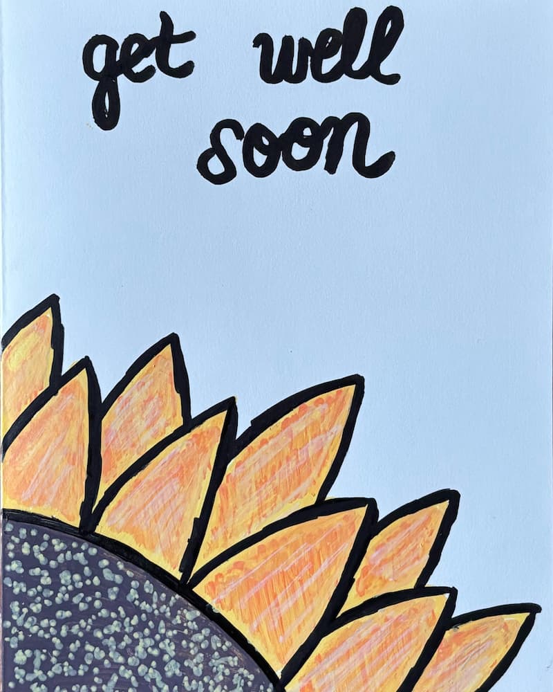Get Well Soon greeting card