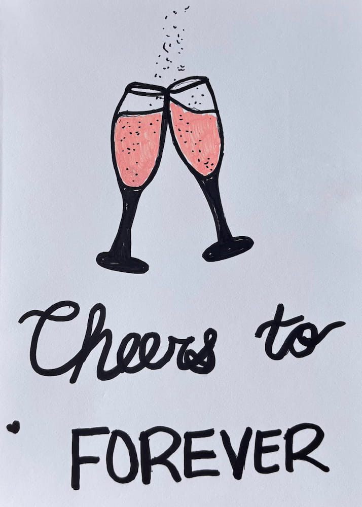 Wedding greeting card