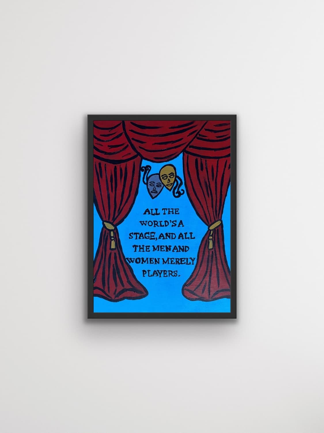 As You Like It canvas panel shown on a clean white background