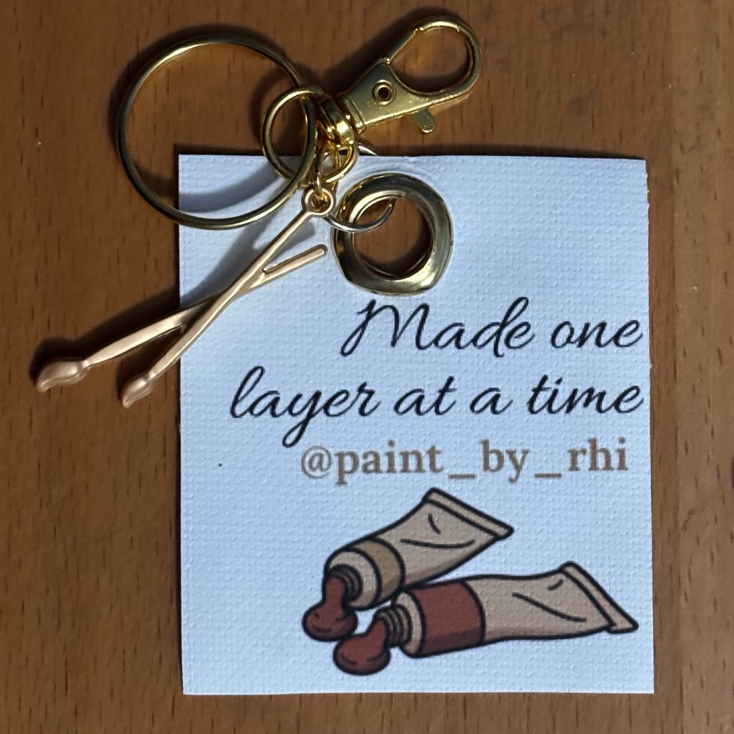 One Layer at a Time keychain